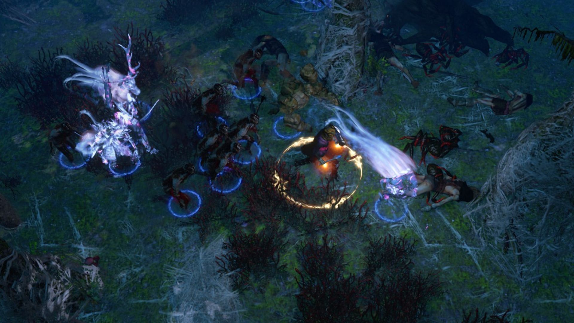 Minion army shines in PoE Secrets of the Atlas Expansion (Image via Grinding Gear Games)